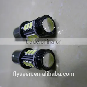 Hotsale 12V Led Light T15 1157 7440 7443 3156 3 1156 Car LED Light 5630 12SMD With Lens thumbnail-4