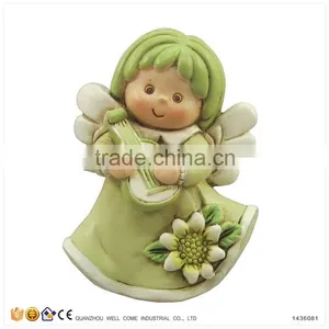 Angel Girl Small Magnets Resin Figurines Musical Sculptures thumbnail-1