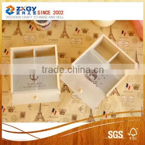 Wooden Tea Box Wooden Tea Storage Box Natural Wooden Box thumbnail-1
