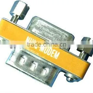 D-SUB 9pin Male to Female Mini Gender Charger Adapter thumbnail-1