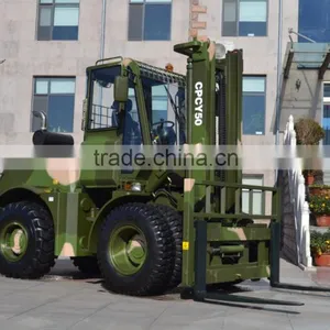 5ton Truck Forklift, Full Hydraulic Forklift, CE and 4WD Forklift Truck thumbnail-4