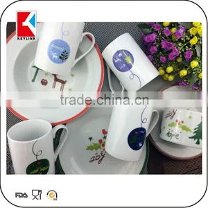 New 2016 French Lovely Designs White Fine Porcelain Set Round 20pcs Dinner Set Porcelain thumbnail-5