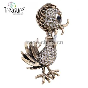 2015 New Products New Model With High Quality Duck Rhinestone Brooch for Vintage Jewelry thumbnail-1
