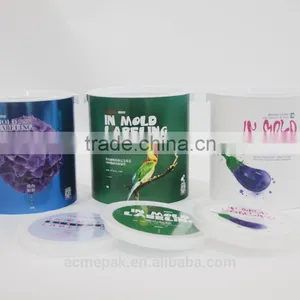 1~5L IML Paint Glue Plastic Bucket With Lid thumbnail-6