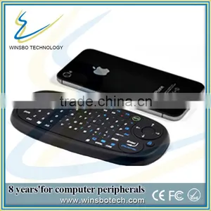 Handhold Mini Wireless Keyboard and Mouse for Apple Android/ Pc/ Tablets/ tv Box thumbnail-4