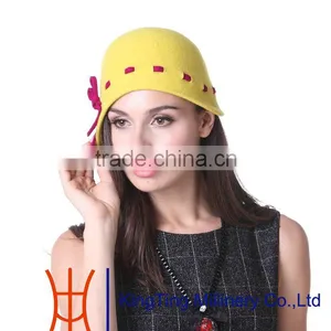 Bonnet Wool Felt Women Hat thumbnail-1