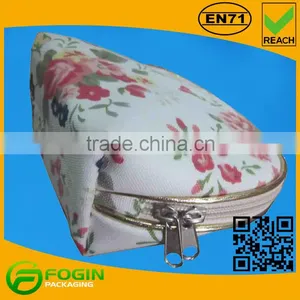 Lady Canvas Bag Women Bag Flowers Design With Small Wallet/Cosmetic Bag thumbnail-5