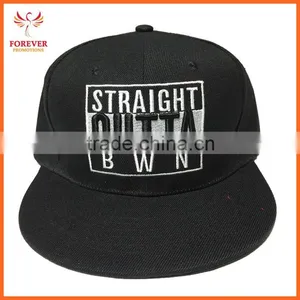 Cheap 3D Embroidery/Print Cotton/Acrylic Adjustable Green Custom Blank Flat Brim 5 Panel Snapback Cap/hat For Girls thumbnail-1