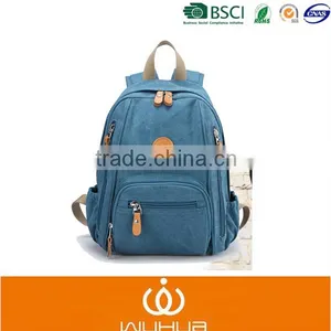 Travel Laptop Backpack For Women Nylon Sport Bags Casual Daily Solid High Quality Teenager Bright Color Backpack thumbnail-1