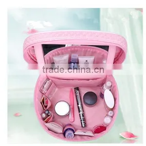 Leather Cosmetic Bag Daily Useful Beautiful Storage Bag pu Cosmetic Bag thumbnail-3