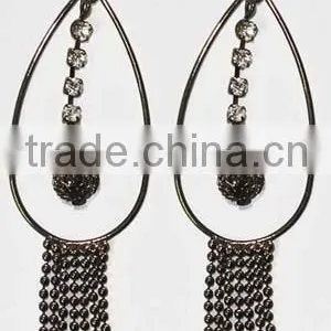 Fashion Earring With Chains Pendant thumbnail-1