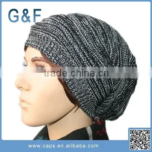 Oversized Cheap Wholesale Slouch Beanie With Stocks thumbnail-3