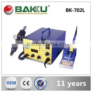 2016 Favourable Price 2 in 1 BAKU New Design BK702L Lead Free Hot Air Desoldering SMD Rework Station Quality Choice thumbnail-2