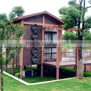 FRSTECH WPC STOCK CO LTD Waterproof Tiny House 12 Square Meter Waterproof Anti-UV Stylish WPC House Indian Red Sandalwood thumbnail-2