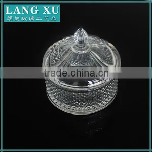 Hand Made Wholesale Glass Office Candy Bowl With Cover Quality Choice thumbnail-1