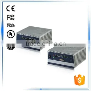 Intel Core i7 i5 P4500 CPU 1*VGA 1*DVI 3*LAN 6*USB 4*COM Fanless Industrial pc thumbnail-1