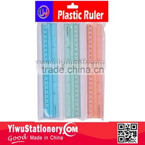 3pcs Wider 20cm Plastic Handled Ruler Set With Header Card thumbnail-1
