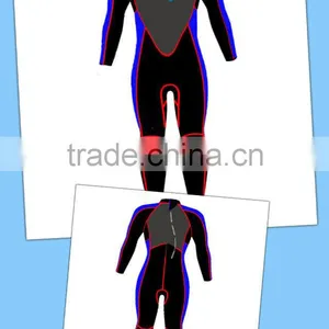 Wetsuit Diving Suit Long Sleeve And Short Sleeve Neoprene Wetsuit 3mm For Women And Men thumbnail-3