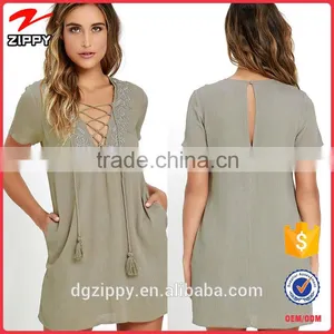 Latest Women Dress Designs Fashion Embroidery Dress for Women thumbnail-1