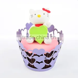 High Quality Laser Cut Cupcake Wrapper With Customized Designs thumbnail-5