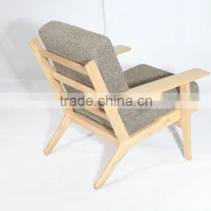 Wood Furniture Hans Wegner Plank Sofa Chair Supplier's Choice thumbnail-4