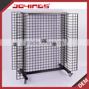 4 Way Easy to Move Chrome Market Shelves for Supermarkets thumbnail-1
