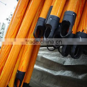 PVC Coated Wooden Broom Mop Handle Made in China thumbnail-4