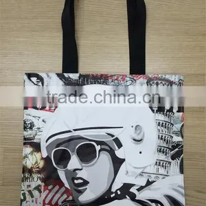 UV Digital Printed, 12 Oz, %100 Canvas Bag - Manufacturer in Istanbul thumbnail-3