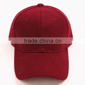 Blank Wool 5 Panel Trucker Hats Wholesale thumbnail-3