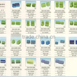 Factory Price Connector Green 5.08 5.00 mm Wire Connecting wp Push Socket Terminal Block thumbnail-2