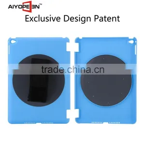 High Quality and Hot Sales Rotating 360 Degree Handheld PU Case for IPad Air 2 Back Cover PC Case thumbnail-3