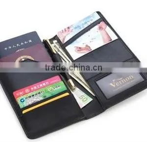 Leather pu File Folder Name Card Holder Passport Holder, View Passport Holder thumbnail-1
