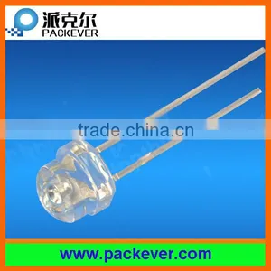 Purple Color 395nm 400nm F5 5mm Small Size Straw Hat LED Diodes Beads thumbnail-2