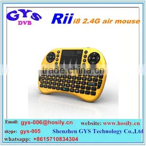 2016 Best Selling Rii Mini x1 2.4Ghz Wireless i8 Keyboard With Mouse for Google TV thumbnail-1