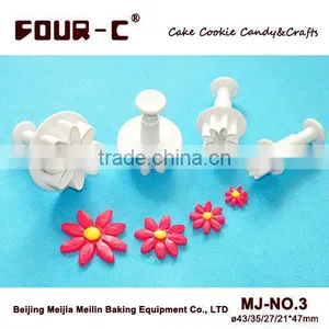 Daisy Fondant Cake Decorating Plunger Cutters,cake Design Cutter Set,plastic Stamp thumbnail-1