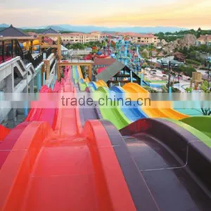 Rainbow Fiberglass Water Slide Water Park Outdoor Large Water Park Equipment for Sale thumbnail-2