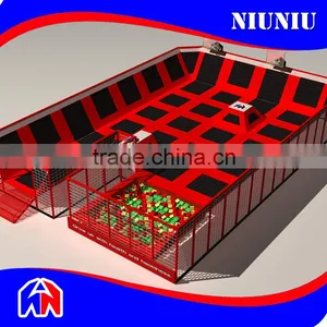 Indoor Trampoline Park, Children Indoor Soft Playground Trampoline thumbnail-6