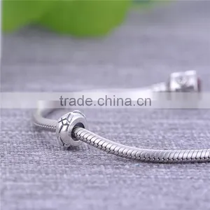 STY004 Silver Clip On Lock Stopper Beads Fit Snake Charm Bracelet thumbnail-6