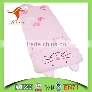Pink Cat Sleeping Bag/ Cartoon Baby Sleeping Bag / Indoor &outdoor Sleeping Bag for Kids thumbnail-1