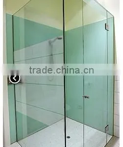 10mm Tinted Sandblasted Shower Glass thumbnail-4