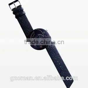 Wood Leather Man Watch thumbnail-1
