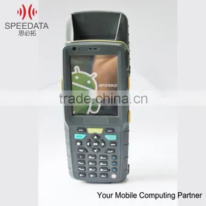 Rugged Smartphone Bluetooth Rfid Reader 134.2khz Barcode Scanner Machine thumbnail-1