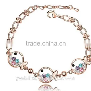 Daihe Small Fish With High Quality Crystal Bracelet thumbnail-1