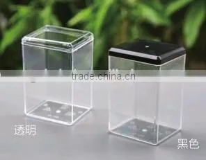 CH44-956555 Food Standard Clear Plastic Box for Cookies PS Material Cookies Container Box thumbnail-1