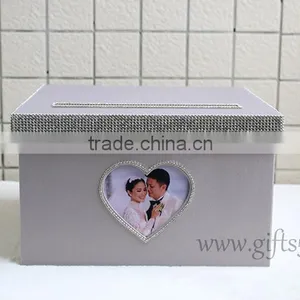 Excellent Large Wedding Card Boxes With Photo Frame on it thumbnail-4