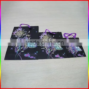 Birthday Present Custom Gift Printed Recycle Paper Shopping Bag Design thumbnail-3