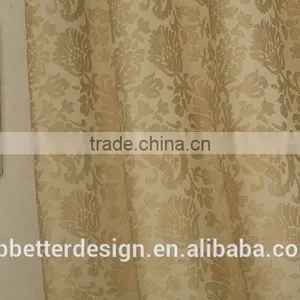 2PCS JACQUARED 100% POLYESTER WINDOW CURTAINS MADE IN CHINA FOR THE LIVING ROOM thumbnail-5