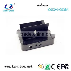 High Quality 2 Bay SATA CLONE/OTB/RAID Ssd Hdd Docking Station thumbnail-1