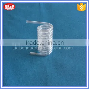 Clear Quartz Glass Coil Tube for Heating Transmission Purpose thumbnail-1