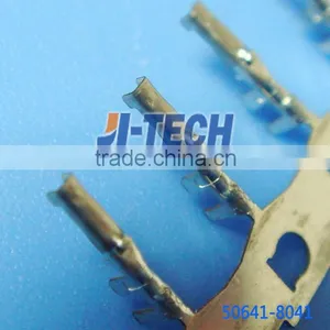 Electrical Crimp Receptacle Terminal Female Molex 50641 Series Connector 50641-8041 28-30AWG Reel Gold thumbnail-3